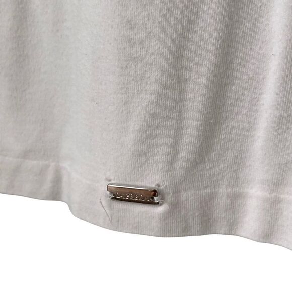 La Perla White Round neck Long Sleeve Top in Size Small - Picture 6 of 8